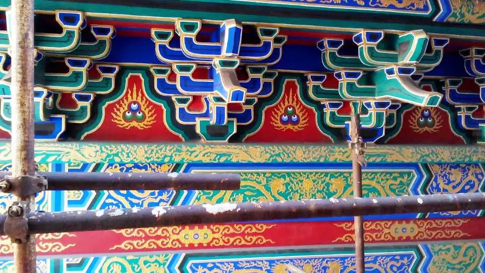 古建筑墻面彩繪 古建筑墻面彩繪